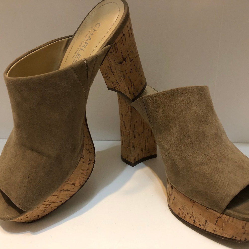 Charles David Block Heels Size 7M
